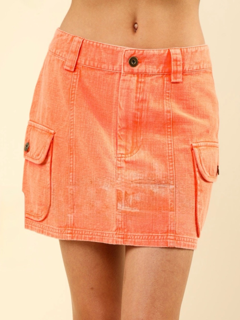 ⚡️NWT⚡️Coral Cargo Pocket Mini Skirt